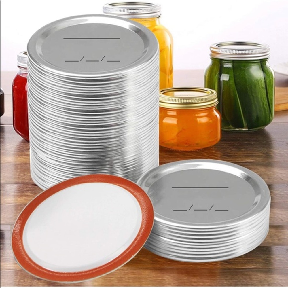 48 Pcs Canning Lids Regular Mouth - Mason Jar Lids
